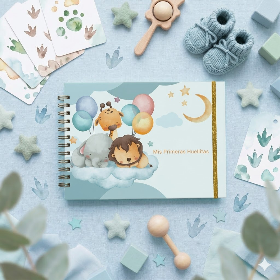 Huellitas Elefante-León-Jirafa